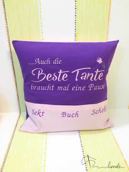 Heldenkissen mit Taschen