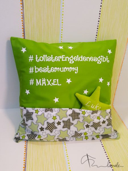 Sternchenmami Trostkissen mit Taschen