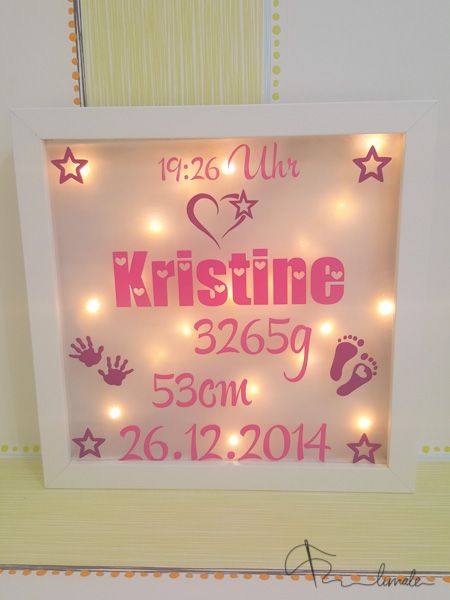Designrahmen 23x23cm beleuchtet